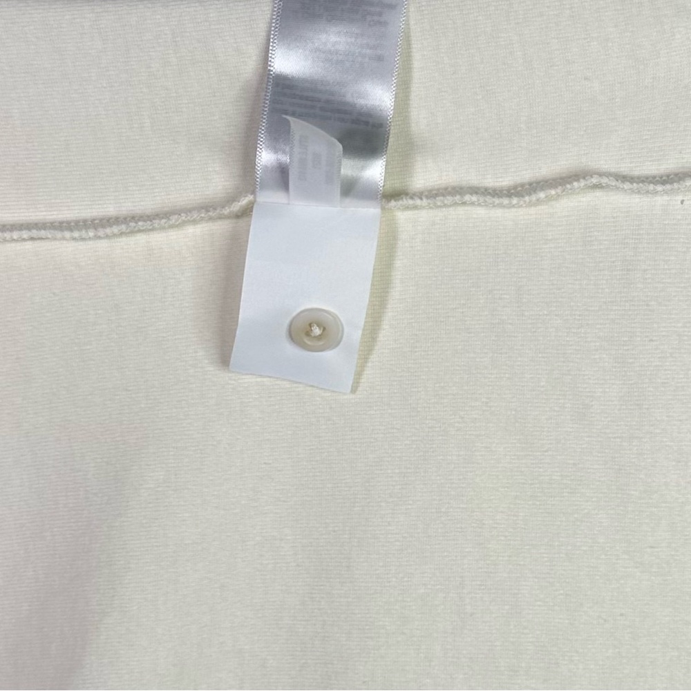 Madewell Eyelet-Sleeve Henley Top in Ivory - Picture 6 of 8